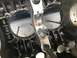 1970 Volkswagen Beetle - This is a close-up view of an engine block, focusing on a crankshaft bearing and an open cylinder bore.