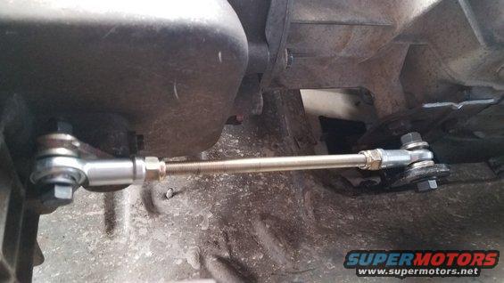 Aftermarket shifter linkage connecting transmission components