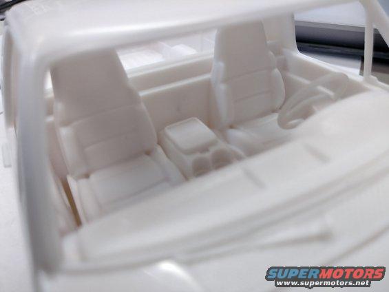 Mock up of the interior.
