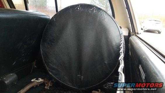 1img_20190310_141905.jpg Spare mounted. Tire cover was outside in the sun for a few years, so that's on the list to get replaced.