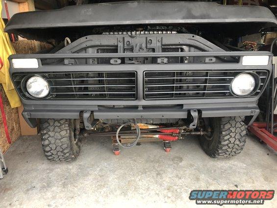 Complete grill install less the blinker wiring