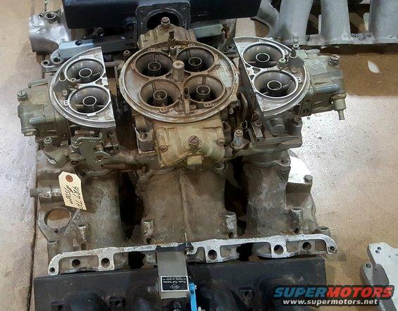 dual carburetors on intake manifold, tag says 427 T.F