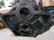 1970 Ford Torino - Close-up view of an engine block, showing the main bearing caps and internal structure.