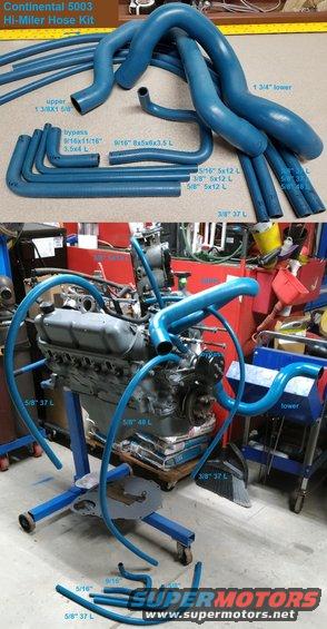 cont5003a.jpg [url=https://www.summitracing.com/parts/cel-5003/]Continental 5003[/url] Hi-Miler Nomex/EPDM (sometimes mistakenly described as silicone) coolant hose set for Ford smallblock V8s
IF THE IMAGE IS TOO SMALL, click it.

[url=https://www.supermotors.net/registry/media/1170753][img]https://www.supermotors.net/getfile/1170753/thumbnail/continental5003b.jpg[/img][/url]