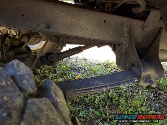 20190515_095321.jpg The 9" & its driveshaft seem to be OK (despite the exploded muffler rubbing on the shaft).  I haven't attempted to use the e-brake.