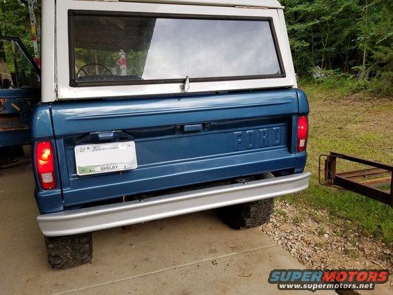 After reinstalling the bumpers, I repaired the lights so the truck is closer to street-legal.