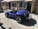 1970 Volkswagen Beetle - A custom dune buggy with a sparkly purple finish is parked on a paved surface in front of a building.