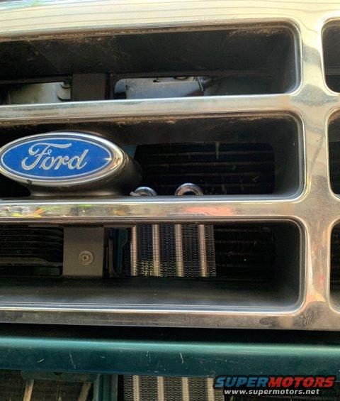 1996 Ford Bronco grille with Ford logo and visible radiator fins