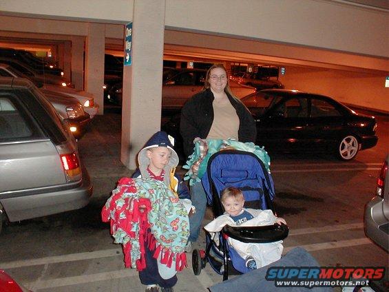 unloading at the hospital