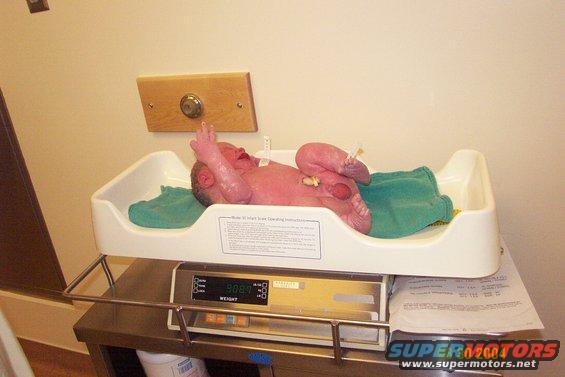 getting weighed