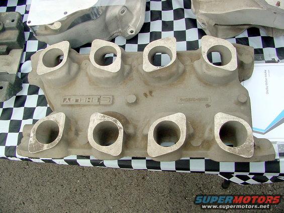 Shelby intake manifold with eight ports and part number 9-0270-0500 visible