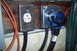 1995 Ford Bronco - Two electrical outlets are visible, one with a blue plug inserted that shows a red indicator light.