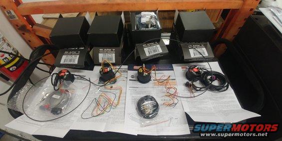 20200115_171917.jpg 20200115 - Gauges are getting ready to go in. Oil pressure, trans temp, EGT, and boost.