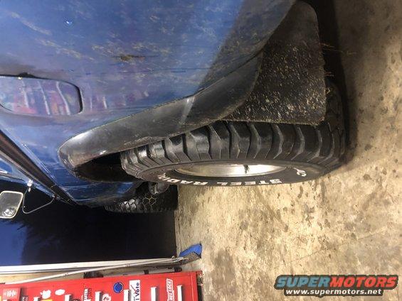 Rear After, note mud flap
