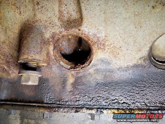 Rust scale, after washing sediment out
