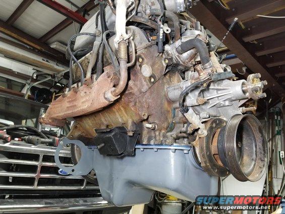 20200219_155639.jpg With new MotorCraft plugs & oil filter, and common (fragile) engine mounts, it's ready to go back in.