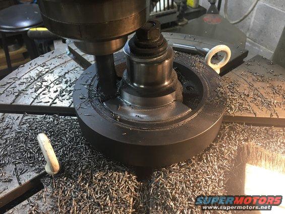 Building a new short block for Tex it will be internally balanced so I need to make a neutrally balanced dampener. 