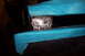1995 Ford Bronco - Metal bracket with welds, taped off for repair or modification.