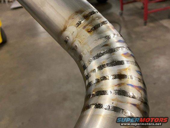 20200327 - Titanium charge pipes are being welded up.