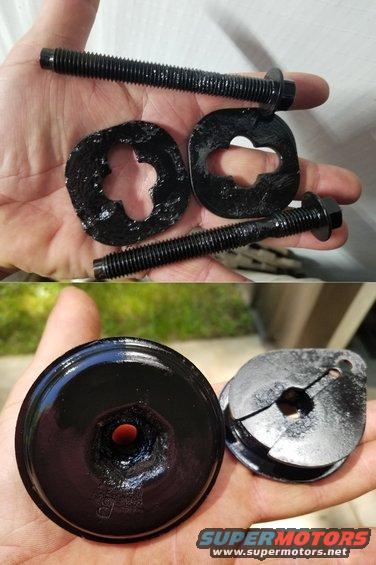 A few pieces of the body mount hardware needed sandblasting & painting. I hope the Right front (lower) bolt can be reused.
IF THE IMAGE IS TOO SMALL, click it.

[url=https://www.supermotors.net/registry/media/194329][img]https://www.supermotors.net/getfile/194329/thumbnail/body-mounts.jpg[/img][/url] . [url=https://www.supermotors.net/registry/2742/79402-4][img]https://www.supermotors.net/getfile/919964/thumbnail/bodymtr1b.jpg[/img][/url]