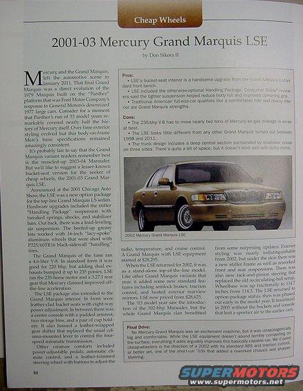 cheap1.jpg Entire article on one page entitled &quot;Cheap Wheels&quot;