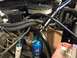 1987 Ford Bronco - Engine cage cross bar had to be lined up before final welding of shock hoops.