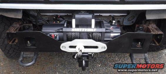 dscf2215--winch-plate-winch-installed.jpg Winch installed, damaged paint touched up ... break time before working on the LED cubes install.  They're the biggest challenge of all, due to how I laid things out, despite being such a seemingly small component.