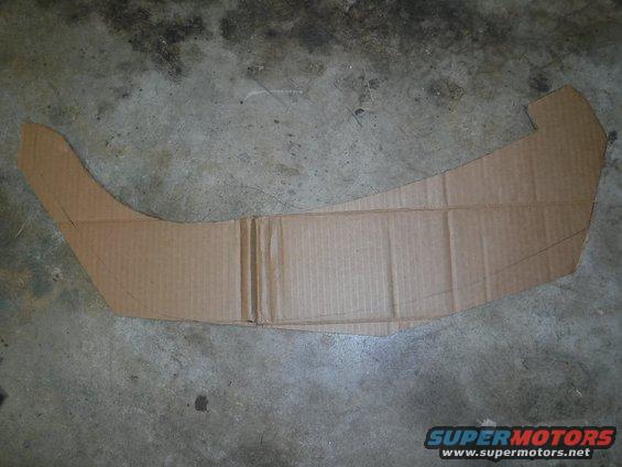 Bumper wing, stock vs angled profile.
