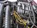 1994 Ford Bronco - Close-up view of an engine bay, showing various components and wiring.