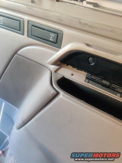 img_20200718_093508.jpg 20200718 - With the seatbelt bolts removed, the side trim can be easily removed. Be aware there is a screw hiding under the armrest that needs to come out show here. The rest are visible and easy.