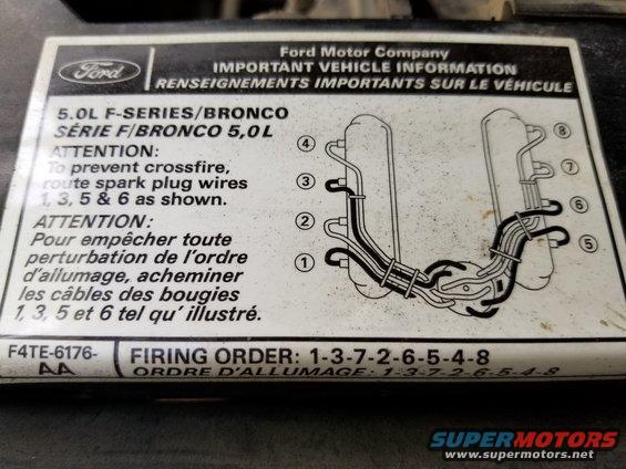 02tagplugroute.jpg Spark Plug Wire routing label

[url=https://www.supermotors.net/registry/media/470416][img]https://www.supermotors.net/getfile/470416/thumbnail/sparkwireroute94up_5l.jpg[/img][/url]