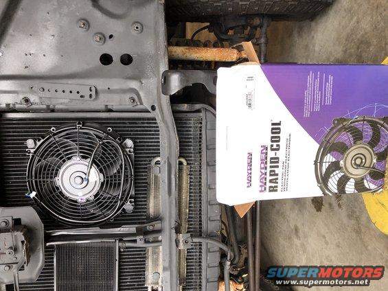 Added a pusher fan to assist with cooling.