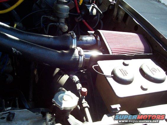 Homegrown K&N airfilter. Screw the offical set-up cause this one is GREAT!