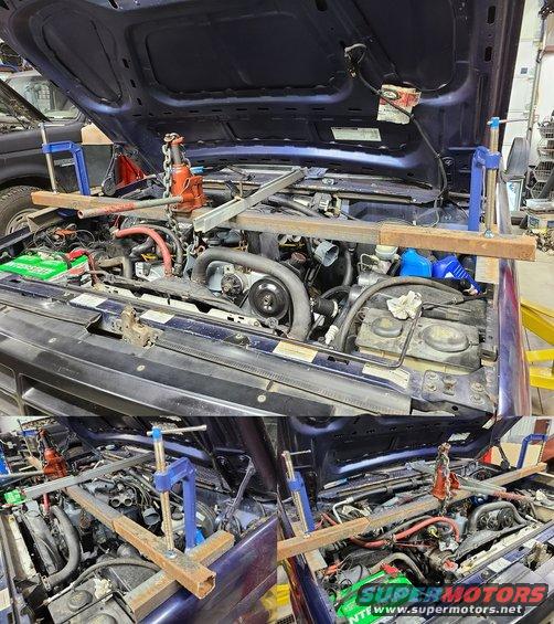 engliftbar.jpg I should have bought a commercial lift bar years ago, but this conglomeration of scrap metal, parts, tools, & chains did the job very well.
IF THE IMAGE IS TOO SMALL, click it.