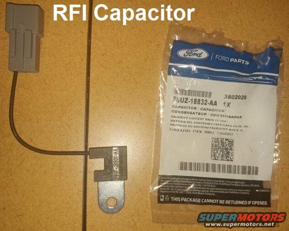rficapf6uz18832aa10.jpg RFI Capacitor [url=https://www.amazon.com/dp/B000O0HO64]F6UZ-18832-AA[/url] ~$8~11 at dealership
