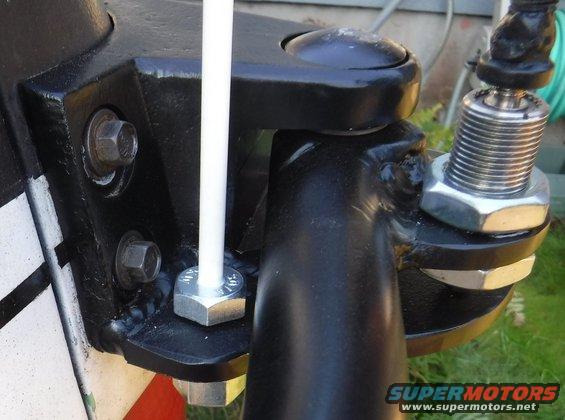 dscf2657--flag-mount.jpg Painted, installed, flag whip mounted, holes not yet drilled for the lockout pin's two positions.