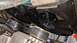 1995 Ford Bronco - Close-up view of engine cooling fans and associated belts.