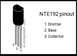2015 Subaru Impreza - Diagram illustrating the pinout for the NTE192 transistor, identifying emitter, base, and collector.