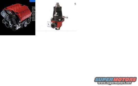 Red engine with black components against a black background