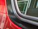1995 Ford Bronco - Although the camper shell was repainted gloss black, some red body paint got on its rubber gaskets. And the original red shows in a few pla…
