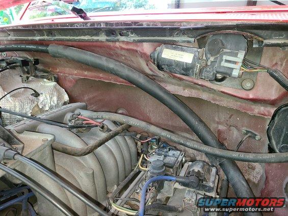 3engcowl.jpg The [url=https://www.amazon.com/dp/B08FRQS6R8]cowl-to-hood seal[/url] (which prevents engine fumes from entering the HVAC fresh air intake) is degraded and most of its screws are missing (which are also necessary for the suction line supports). The evaporator insulation is OK for now, but beginning to degrade.

[url=https://www.supermotors.net/registry/media/724416][img]https://www.supermotors.net/getfile/724416/thumbnail/tsb950615acwhistle.jpg[/img][/url] . [url=https://www.supermotors.net/registry/media/964781][img]https://www.supermotors.net/getfile/964781/thumbnail/evapins.jpg[/img][/url] . [url=https://www.supermotors.net/registry/media/1164382][img]https://www.supermotors.net/getfile/1164382/thumbnail/evapinsltn.jpg[/img][/url]

R&R hood seal, and attach suction line support (labor only) $15 ***********
- Supply used OE hood seal $45 ***********
- OR [url=https://www.amazon.com/dp/B08FRQS6R8]new aftermarket hood seal[/url] ~$50
Supply & install new evaporator cover insulation $60 (not recommended yet)