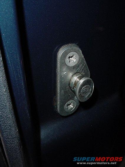Striker on the driver's door