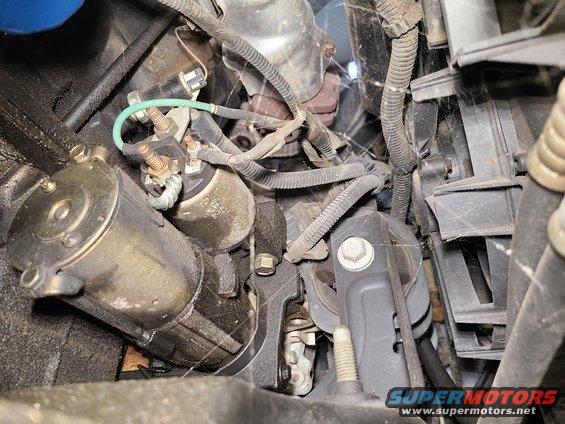 Starter & front engine mount no apparent problems