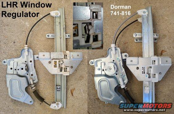 The [url=https://shop.advanceautoparts.com/p/dorman-oe-solutions-rear-driver-side-power-window-regulator-and-motor-assembly-741-816/22146175-P]LHR window regulator[/url] just broke without warning, so it had to be replaced. All the cracks in the white plastic (inset) show that it was due to break, which means the others may not be far behind. Fortunately, it's relatively cheap & available (with motor, so the original is a spare now). It also came with replacement door panel pins & a few regulator bolts.
IF THE IMAGE IS TOO SMALL, click it.

Dorman regulator w/motor $65

[url=https://www.rockauto.com/en/catalog/pontiac,2003,grand am,3.4l v6,1410994]RockAuto parts for this car[/url] 
[url=https://www.amazon.com/hz/wishlist/ls/RMLF177SU9JW]Amazon list of parts for this car.[/url]