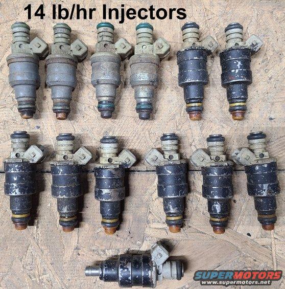 injectors14lbpintle.jpg 14 lb/hr Pintle-style (Bosch EV1) Fuel Injectors
IF THE IMAGE IS TOO SMALL, click it.