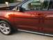 2016 Ford Explorer - Side view of an orange 2016 Ford Explorer, highlighting its door and wheel.