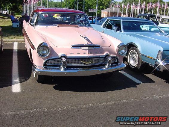 '56 Desoto with wire wheels.