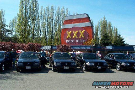 Marauder gang at XXX Root Beer, Issaquah