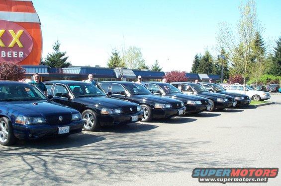 Row of Marauders and their owners.