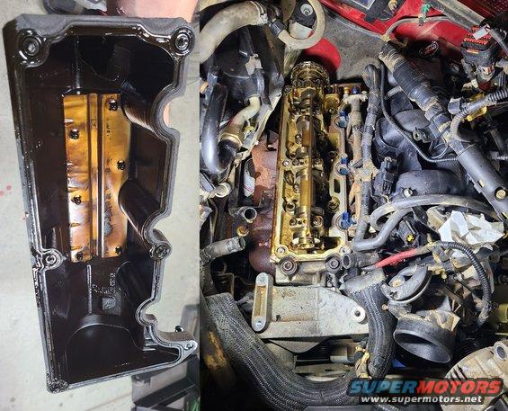 The oil leaks were coming from the VCGs, so they both got changed.